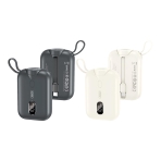 Купити Універсальна Мобільна Батарея Power Bank XO PR260 Self-watch wireless charger, Type-C cable digital fast charger 20W, 10000 mAh