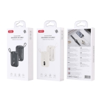 Купити Універсальна Мобільна Батарея Power Bank XO PR260 Self-watch wireless charger, Type-C cable digital fast charger 20W, 10000 mAh, 2