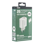 Купить Сетевое Зарядное Устройство Remax RP-U120 20W A+C+Type-C to Type-C, 2