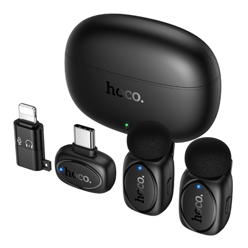 Купити Мікрофон Петличний Бездротовий Hoco L19 Graceful iP/Type-C, 3