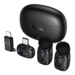 Купити Мікрофон Петличний Бездротовий Hoco L19 Graceful iP/Type-C, 3