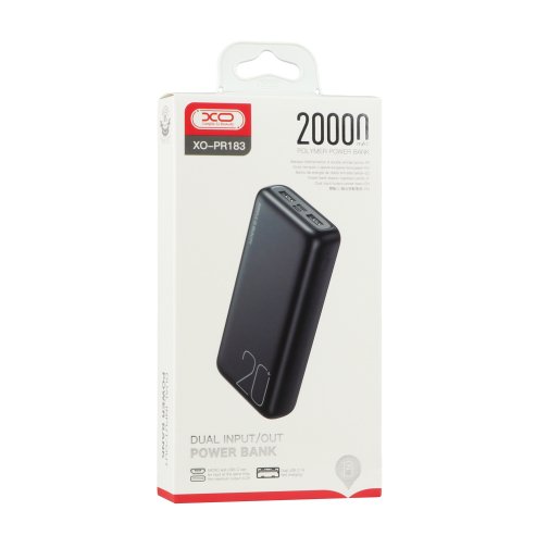 Купити Універсальна Мобільна Батарея Power Bank XO PR183 20000 mAh, 2