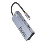 Купить USB Hub Hoco HB50 Type-C 5-in-1 (HDTV+PD+USB3.0*3), 3