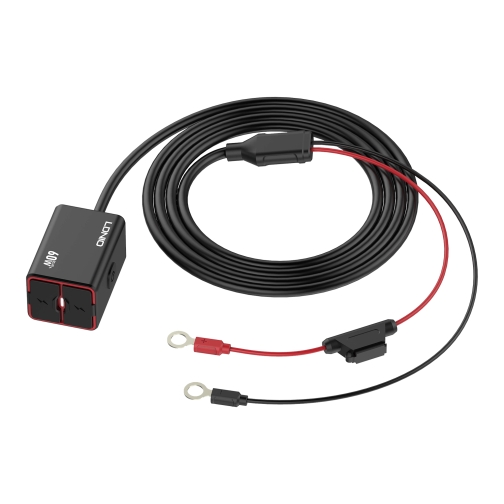 Купить Авто-Мото Инвертор LDNIO C108 1USB/1USB-C 60W+Type-C to Type-C, 7