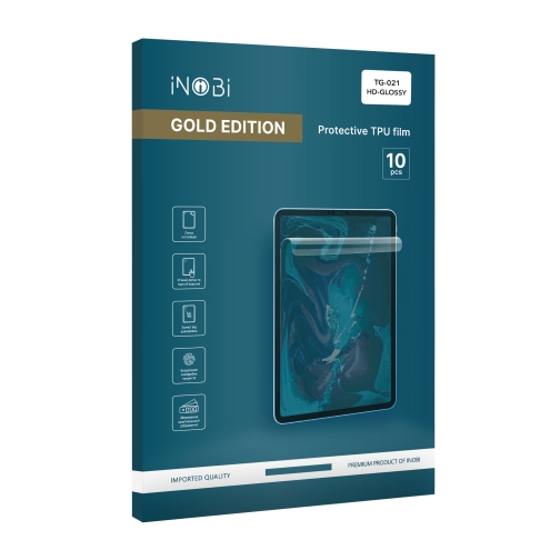 Купити Гідрогель плівка для планшета  iNobi GOLD TG-021 Korean / 10 шт (глянсова)