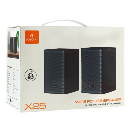 Купить Компьютерные колонки Kisonli X25 BT Speaker, 2