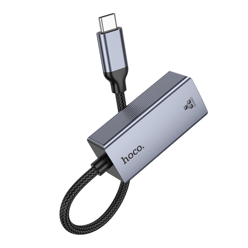 Купити Перехідник Hoco UA37 Type-C to Ethernet adapter (1000 Mbps/1Gbit), 3