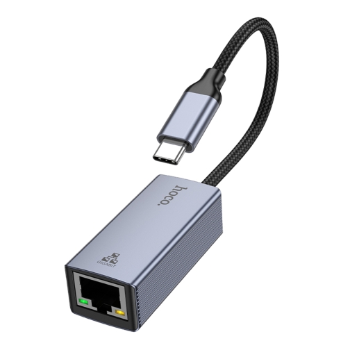 Купити Перехідник Hoco UA37 Type-C to Ethernet adapter (1000 Mbps/1Gbit), 4