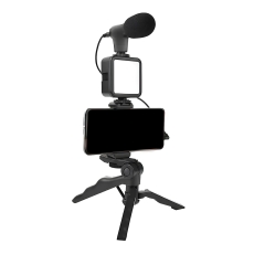 Купити Студійна LED лампа AY-49 на Прищіпці з Мікрофоном