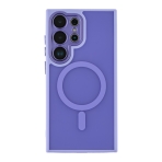 Купить Чехол TPU+PC Magnetic Matte Camera Lens with Magsafe для Samsung Galaxy S24 Ultra 5G (S928), 12