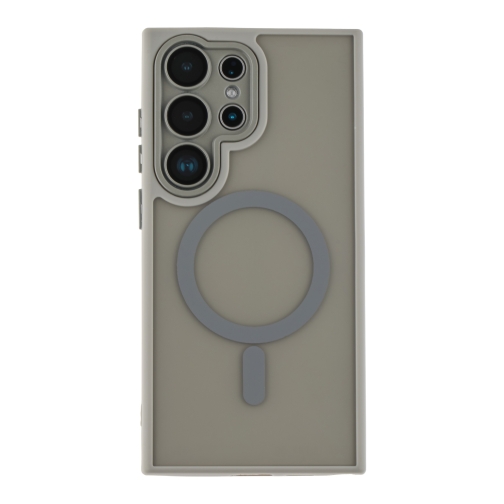 Купить Чехол TPU+PC Magnetic Matte Camera Lens with Magsafe для Samsung Galaxy S24 Ultra 5G (S928), 13
