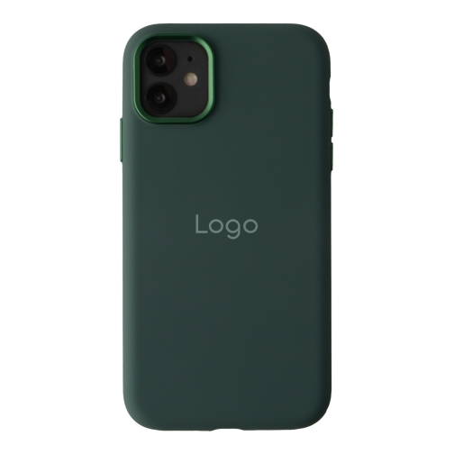 Купить Чехол Silicone Case Metal Buttons (AA) для iPhone 11, 15