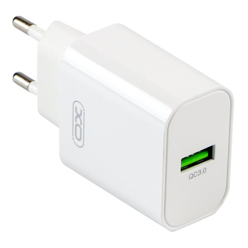 Купити Мережевий Зарядний Пристрій XO L103 1USB QC 18W+USB to Type-C, 3