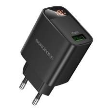 Купити Мережевий Зарядний Пристрій Borofone BA95A 1USB QC 18W Led Display