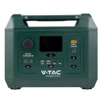 Купить Power Station V-TAC VT-606N, 600W(1kW peak), 576Wh, QC 18W, PD 65W, DC, LiFePO4 Витринный образец