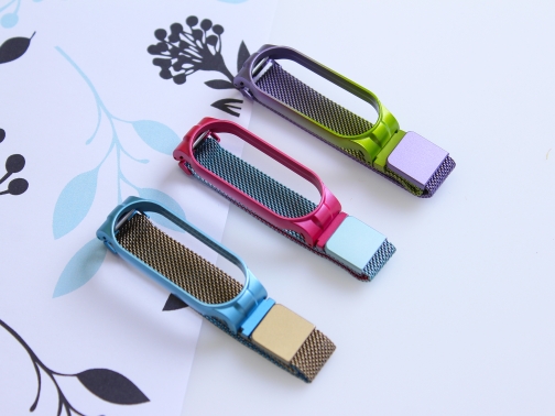 Купить Ремешок для Xiaomi Mi Band 5 Milanese Loop Gradient, 13