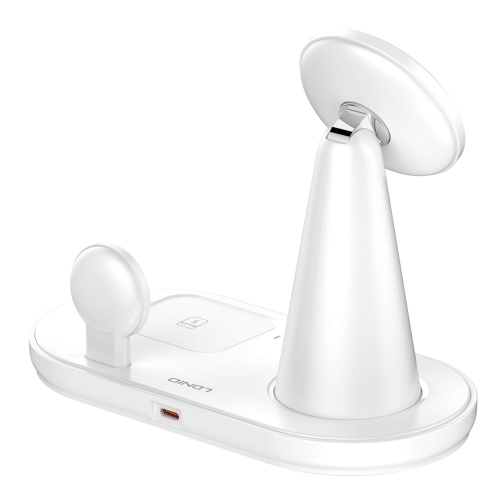 Купити Бездротовий Зарядний Пристрій LDNIO WL01 5in1 25.5W For iWatch, 3