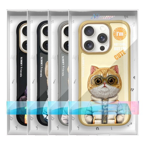 Купить Чехол TPU+PC Nimmy 3D with Metal Buttons для iPhone 16 Pro, 2