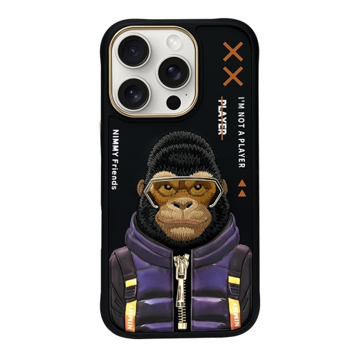 Купить Чехол TPU+PC Nimmy 3D with Metal Buttons для iPhone 16 Pro, 6
