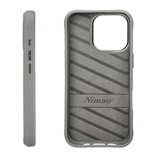 Купить Чехол TPU+PC Nimmy 3D with Metal Buttons для iPhone 16 Pro, 7