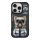 Купить Чехол TPU+PC Nimmy 3D with Metal Buttons для iPhone 16 Pro Dog Black