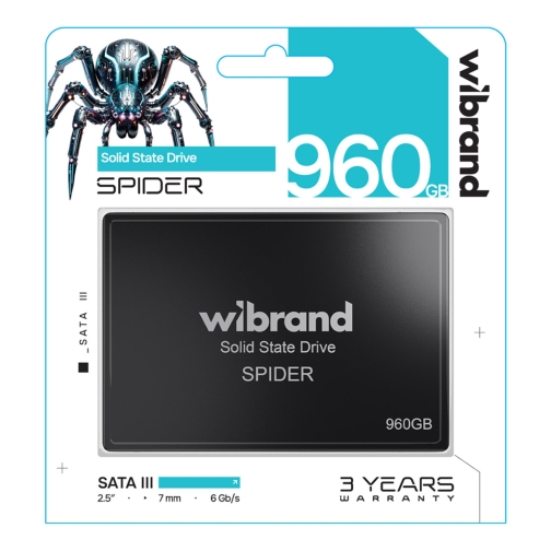 Купить SSD Диск Wibrand Spider 960GB 2.5" 7mm SATAIII Standard