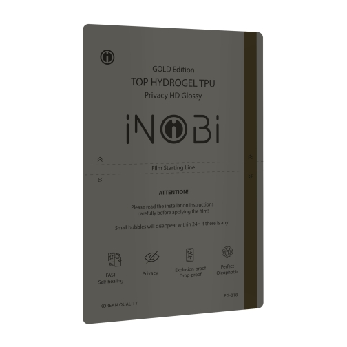 Купить Гидрогель плёнка iNobi GOLD PG-018 Korean / 25 штук (глянцевая приватная), 2