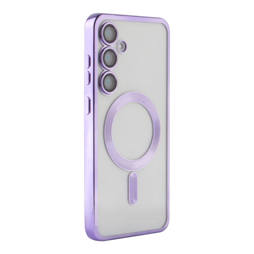 Купити Чехол TPU Metallic Full Camera with Magsafe для Samsung Galaxy S25 5G (S931), 16