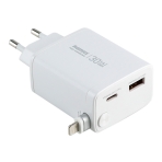 Купити Мережевий Зарядний Пристрій Remax U02-AC30Wi Gan, 3