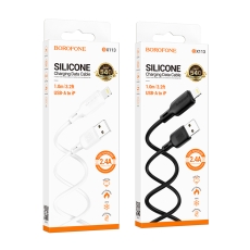 Купить USB Borofone BX113 Silicone Lightning 2.4A
