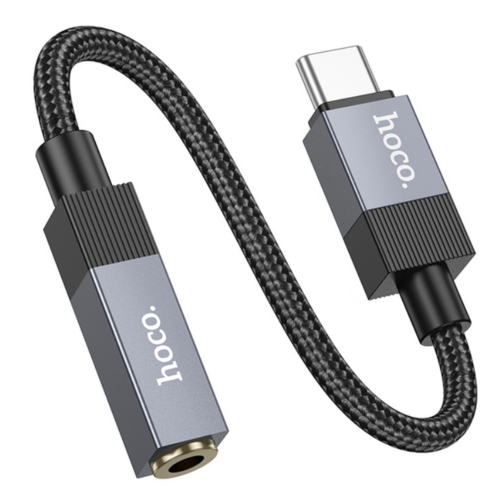 Купить Aux Hoco UPA32C Type-C (Male) to Aux 3.5mm (Female) 15cm, 4