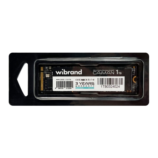 Купити SSD M.2 Диск Wibrand Caiman 1TB NVMe 2280 PCIe 3.0 3D NAND