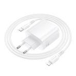 Купити Мережевий Зарядний Пристрій Borofone BA89A 1USB-C/1USB PD/QC 30W+Type-C to Lightning, 7