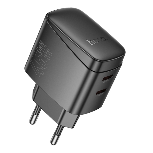 Купить Сетевое Зарядное Устройство Hoco CS62A 2USB-C PD/QC 45W GAN