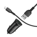 Купити Автомобільний Зарядний Пристрій Hoco Z39 QC3.0 Micro 2USB, 3