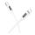 Купити Кабель USB Borofone BX114 Silicone Type-C to Lightning PD27W Бiлий