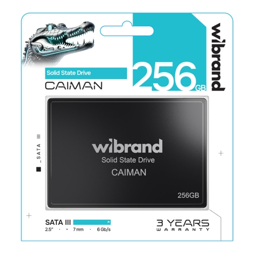 Купити SSD Диск Wibrand Caiman 256GB 2.5" 7mm SATAIII Standard