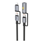 Купить USB Hoco U138 USB-C/iP to USB-C/Cigarette Lighter 1.2m