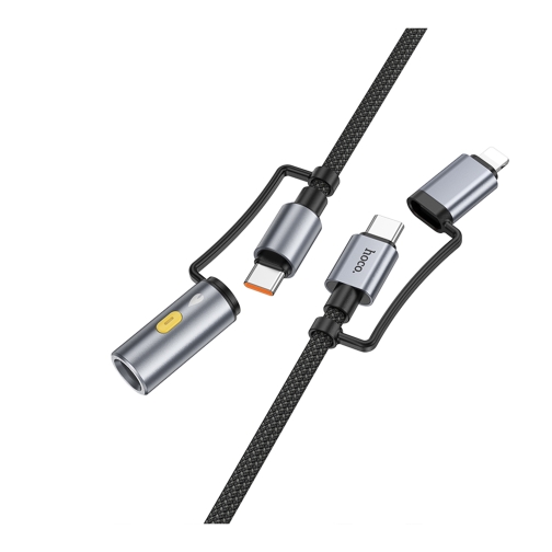 Купить USB Hoco U138 USB-C/iP to USB-C/Cigarette Lighter 1.2m, 3