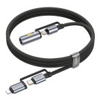 Купить USB Hoco U138 USB-C/iP to USB-C/Cigarette Lighter 1.2m, 5