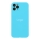 Купить Чехол Silicone Case Full Size with Frame для iPhone 11 Pro Max 16.Blue