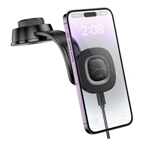 Купить Автодержатель Hoco HW31 4.5-7.0 inch Magnetic Ring Wireless 15W, 3