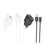 Купити Мережевий Зарядний Пристрій Hoco C140A 1USB QC 18W+USB to Micro