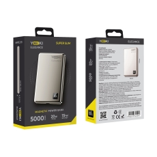 Купить Magnetic Power Bank Yoki Elegance 15W 5000 mAh YK-MPE515