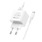 Купить Сетевое Зарядное Устройство Borofone BAS11A 1USB 2.1A+USB to Micro, 8