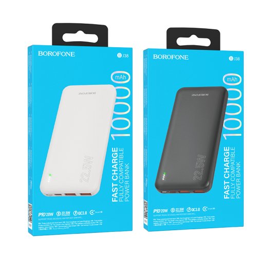 Купить Power Bank Borofone BJ38 Power 22.5W+PD20W 10000 mAh, 2