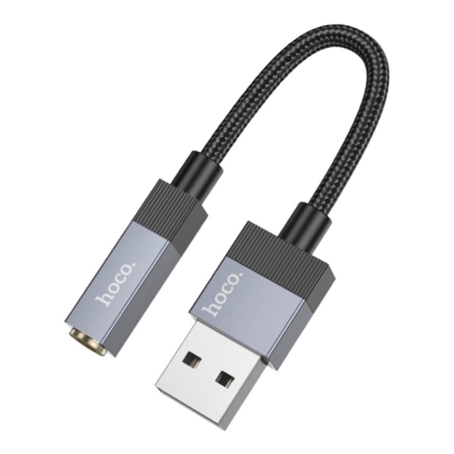 Купити Кабель Aux Hoco UPA32D USB-A to Aux 3.5mm (Female) 15cm