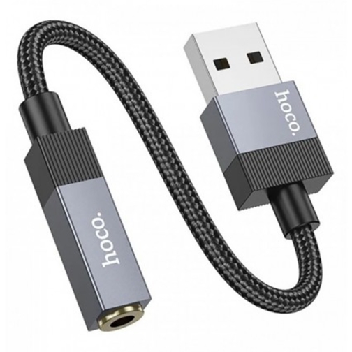 Купити Кабель Aux Hoco UPA32D USB-A to Aux 3.5mm (Female) 15cm, 3