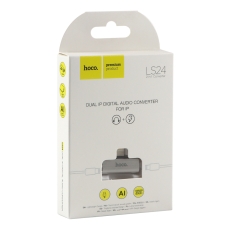 Купити Перехідник Hoco LS24 Dual Lightning Converter