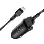 Купити Автомобільний Зарядний Пристрій Hoco Z39 QC3.0 Lightning 2USB, 6